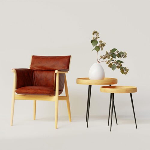 Minimal wooden decoration B